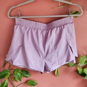 Girlfriend Collective Trail Shorts in Lilac